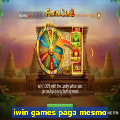 iwin games paga mesmo